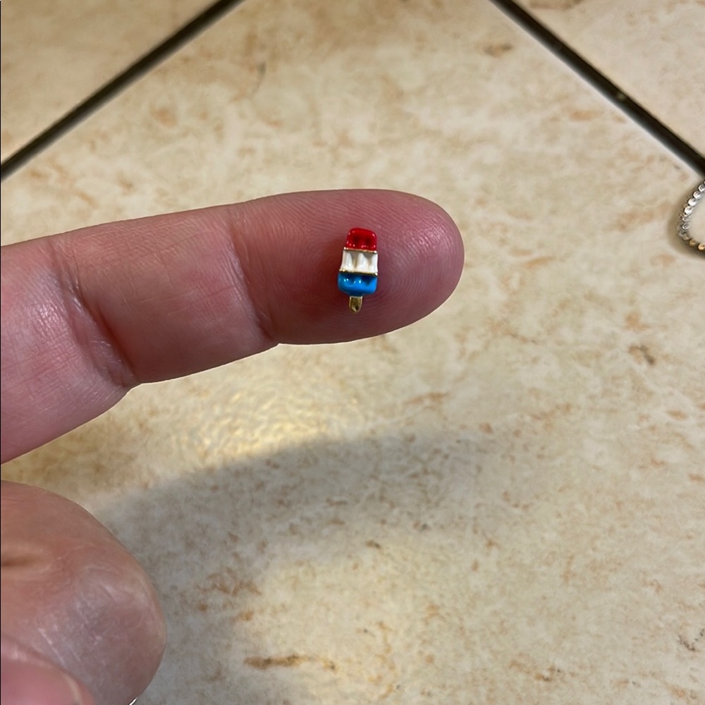 ❤️Origami Owl Patriotic Popsicle Charm
